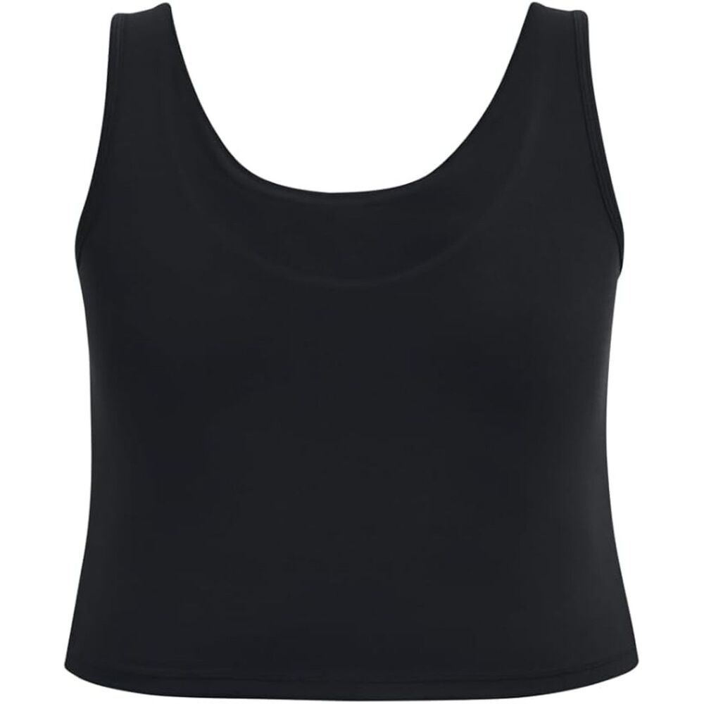 Under Armour Women's Motion Tank Top Black Sz Large NEW Buttery Soft UA Tank - Picture 5 of 6
